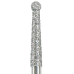 Diamond Bur Round FG Medium Size# 013 - 802L-013M-FG