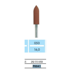 4215161439601 - BUR, POLISHER MOUNTED BULLET RUBBER BROWN, ISO# 653 - 104 -
292 - 513 - 045