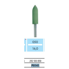 4215180506305 - BUR, RUBBER POINTS GREEN FOR HI - SHINE POLISH, HP, ISO# 658 -
104 - 292 - 503 - 045