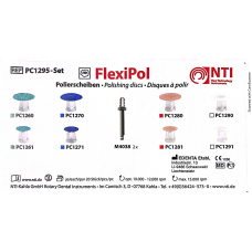 4215180500004 - "POLISHING DISCS KIT WITH MINIATURIZED ROUND EYELET, EXTRA THIN, 1. TWO DISC DIAMETERS WITH ROUND EYELET, 2. GRIT TYPES AND SIZE S, XXFINE 3 MICRON, FINE 20 MICRON, MEDIUM 50 MICRON, COARSE 60 MICRON