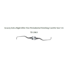 4215280802602 -  GRACEY EXTRA RIGID AFTER FIVE PERIODONTAL FINISHING CURETTE SIZE 5 - 6 AND SPECIAL ROUND STAINLESS STEEL HOLLOW HANDLE PROVIDE A STRESS FREE GRI P, GRADE 440 SERIES STAINLESS STEEL (HIGH CARBON CONTENT AND A CERTAIN PERCENTAGE OF CHROMIUM