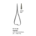 4214253000203 -  MATHIEU NEEDLE HOLDER, STRAIGHT, A PRECISION STAINLESS STEEL LIGATING INSTRUMENT WITH FINE, SERRATED TIPS AND QUICK - RELEASE POSITIVE LOCKING MECHANISM ON THE REAR OF THE HANDLES